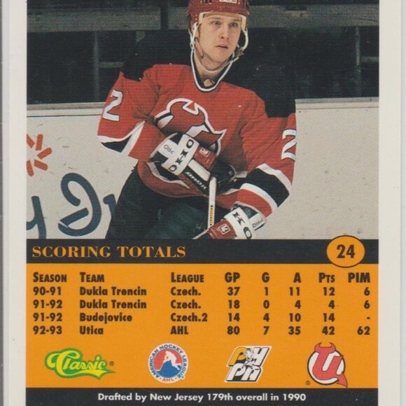 Jaroslav Modry 1994 Classic Pro Prospects All Rookie #24 - Picture 2 of 2